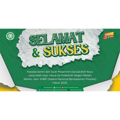 Kelulusan Santri Dyah ke Politeknik Negeri Medan Melalui Jalur SNBP