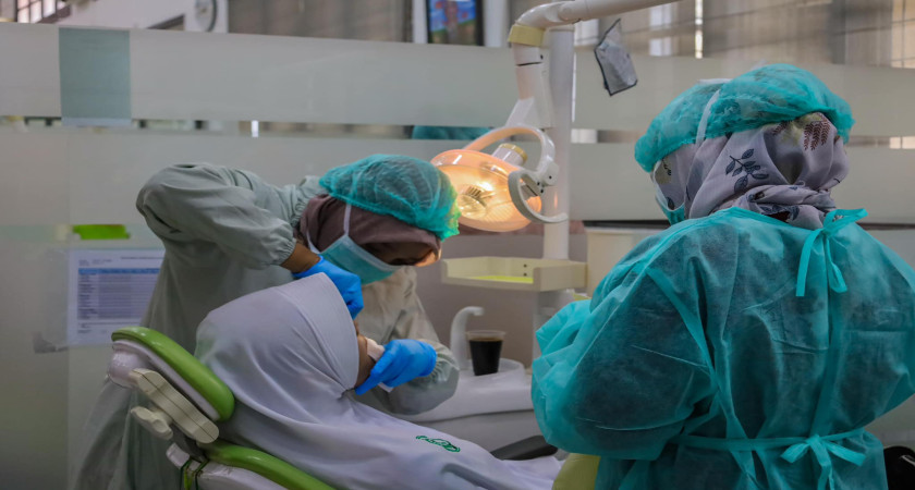 Senyum Sehat Menyambut Ramadhan yang dilaksanakan di  Fakultas Kedokteran Gigi USU