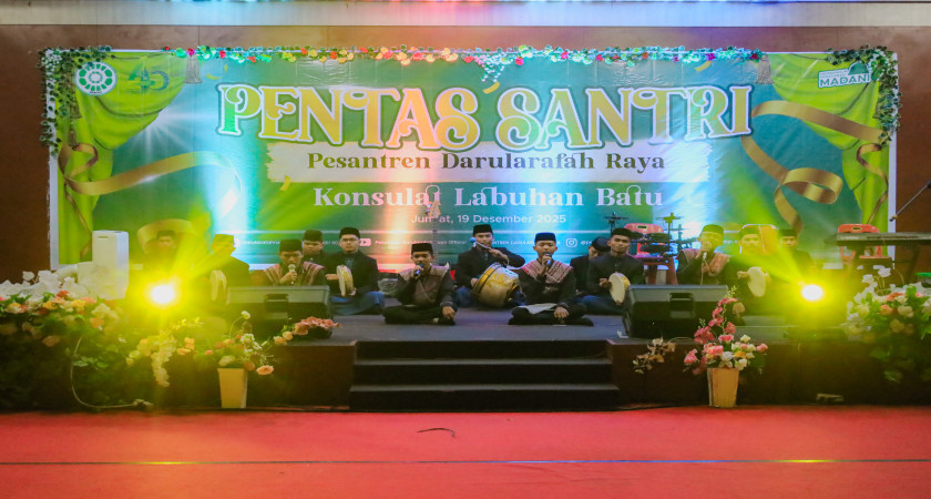 PENTAS SENI SANTRI DARUL ARAFAH KONSULAT LABUHANBATU DI LABUHANBATU SELATAN