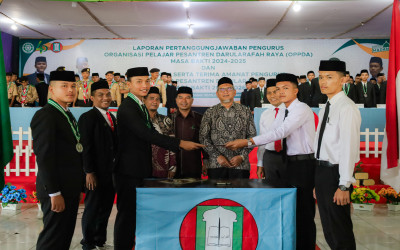 LAPORAN PERTANGGUNGJAWABAN DAN SERAH TERIMA AMANAH OPPDA 2024-2025 KEPADA OPPDA 2025-2026