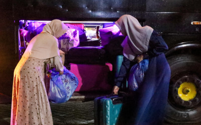 KEBERANGKATAN SANTRI DAN DYAH KONSULAT LABUHANBATU SEKITAR