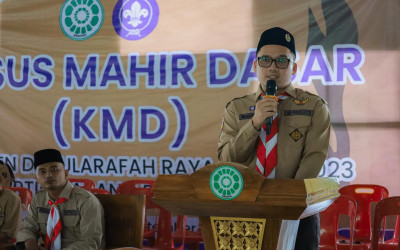Pembukaan Kursus Mahir Dasar Pramuka T.P. 2023-2024.