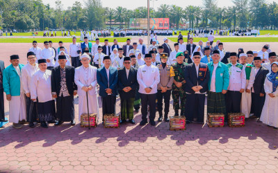 Pimpinan Pesantren Darularafah Raya Hadiri Upacara Peringatan Hari Santri Nasional 2024 Kabupaten Deli Serdang